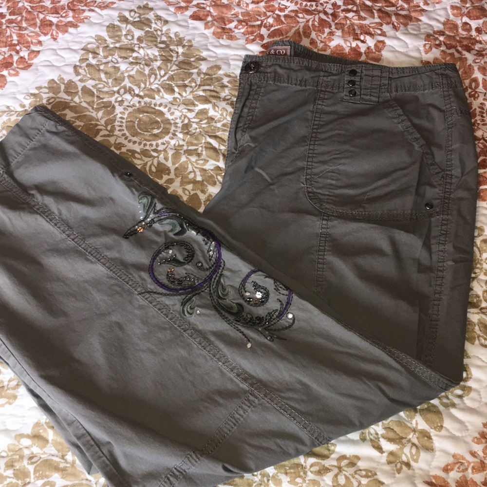 Plus Size Khakis & Co convertible pants